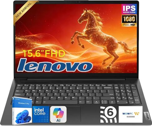 لاب توب لينوفو V15 G2، شاشة 15.6 بوصة فل اتش دي، انتل 4-كور N6000، ذاكرة الوصول العشوائي 12 جيجا، تخزين 756 جيجا (256 جيجا اس اس دي + 512 جيجا خارجي)، واي فاي 6، RJ-45، HDMI، للطلاب والأعمال، ويندوز 11 برو، أسود، حزمة WOWPC 3 في 1 in Saudi Arabia