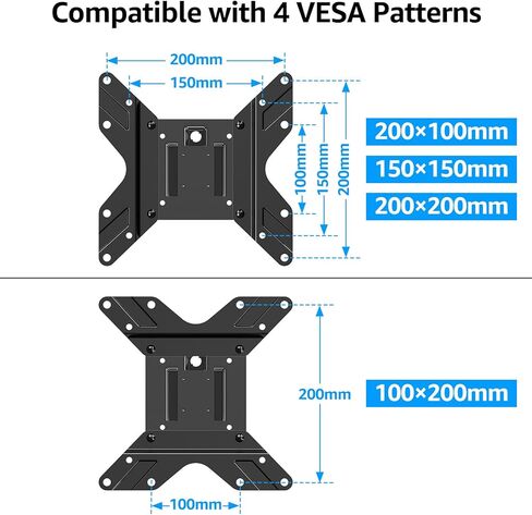 MOUNTUP Triple Monitor Desk Mount + VESA Mount Extender, Monitor Extension Bracket Adapter for 17-35'' Screens in Saudi Arabia
