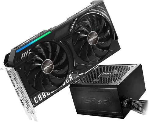 ASRock Intel Arc B570 Challenger 10GB OC & PRO-650G 650W 80+ Gold PSU | Smart 1440p Gaming Performance Bundle in Saudi Arabia