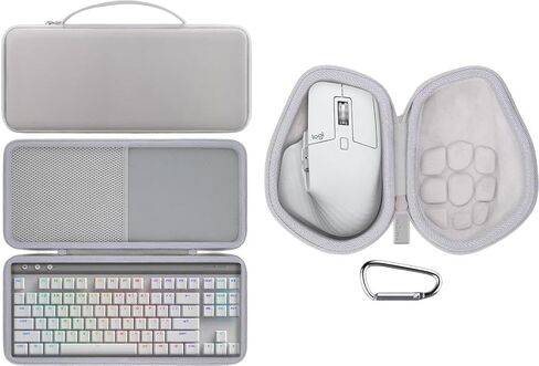 co2CREA Hard Case for Logitech G515 / G915 TKL Keyboard and Logitech MX Master 4 / MX Master 3 / Master 3S Mouse in Saudi Arabia
