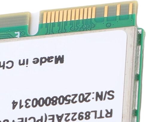 PUSOKEI WiFi 7 Card for Desktop PC, M.2 Wireless Network Card 6338Mbps with Bluetooth 5.4, 6GHz Tri Band Adapter for Gaming & 8K Streaming, Wins 10/11 in Kuwait