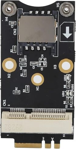 بطاقة محول SUNGOOYUE M.2 إلى Mini PCIE مع فتحة SIM، مادة PCB، متوافقة مع تحويل واجهة المفتاح A/E لوحدات WiFi 3G 4G in Kuwait