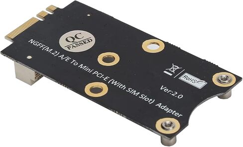 بطاقة محول SUNGOOYUE M.2 إلى Mini PCIE مع فتحة SIM، مادة PCB، متوافقة مع تحويل واجهة المفتاح A/E لوحدات WiFi 3G 4G in Kuwait