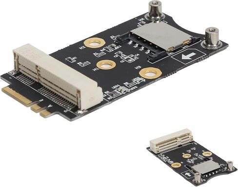 بطاقة محول SUNGOOYUE M.2 إلى Mini PCIE مع فتحة SIM، مادة PCB، متوافقة مع تحويل واجهة المفتاح A/E لوحدات WiFi 3G 4G in Kuwait