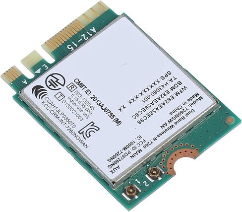 CHICIRIS 7260NGW an Dual Band 300Mbps Card with 4.0, NGFF M2 Interface WiFi Card for Data Transfer, Suitable for Shenzhou in Saudi Arabia