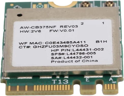 وحدة واي فاي مزدوجة النطاق SUNGOOYUE RTL8822CE، M.2 NGFF PCB، أخضر، مع بطاقة شبكة 5.0، 2.4/5.0 جيجا هرتز متوافقة مع 10، in Saudi Arabia
