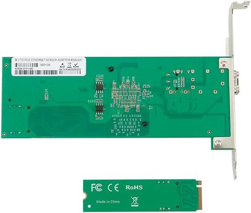 M.2 M-Key Single SFP+ Port 10G Ethernet LAN Adapter with 50cm Cable, with Intel 82599EN Controller in Saudi Arabia