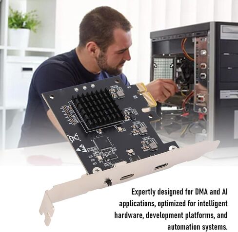 بطاقة Yunir 75T DMA، بطاقة الوصول المباشر للذاكرة USB C، DMA FPGA PCIe متوافقة، بطاقة DDR4 8GB DMA مع وحدة تحكم ماوس لوحة المفاتيح in Kuwait