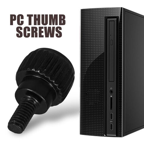BESPORTBLE 24Pcs Black PC Thumb Screws with 6-32 Thread for Computer Case, Hard Drive, and Pci Slot Assembly, Small Screwdriver Set Kit for Electronics Replacement and Chassis Maintenance in Saudi Arabia