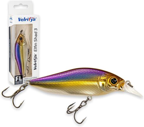 Hybrid Crankbaits/Jerkbait for Bass Fishing-Shallow Diving Crank Shad for Bass Crappie Walleye Pike, Cold Water for Winter and Spring Fishing, for Freshwater and Saltwater in Saudi Arabia
