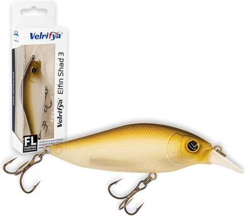 Hybrid Crankbaits/Jerkbait for Bass Fishing-Shallow Diving Crank Shad for Bass Crappie Walleye Pike, Cold Water for Winter and Spring Fishing, for Freshwater and Saltwater in Saudi Arabia
