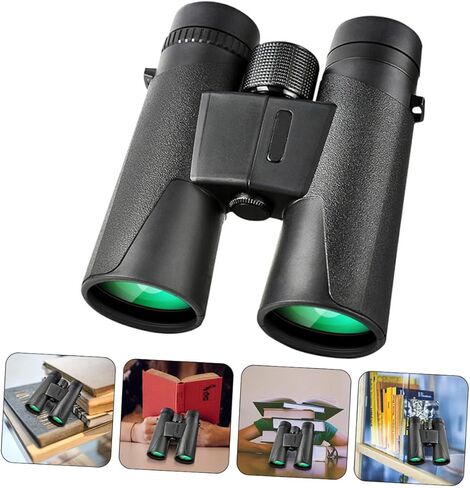 DOITOOL 10x42 High-Magnification Clear Binoculars for Adults, Compact Outdoor Binoculars with Fmc Lens, Low-Light Night Vision for Hiking, Bird Watching, Travel, and Theater Use, All-Black in Saudi Arabia