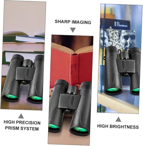 DOITOOL 10x42 High-Magnification Clear Binoculars for Adults, Compact Outdoor Binoculars with Fmc Lens, Low-Light Night Vision for Hiking, Bird Watching, Travel, and Theater Use, All-Black in Saudi Arabia