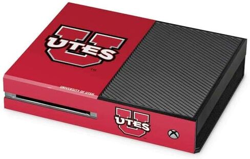 Skinit Decal Gaming Skin Compatible with Xbox One Console - Officially Licensed College University of Utah Block U Design in Saudi Arabia