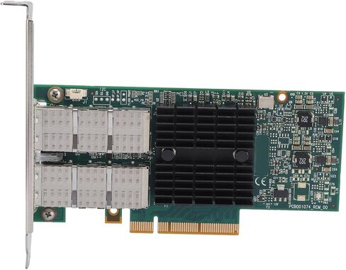 بطاقة شبكة PCIe Ethernet بسرعة 40 جيجابت من Zunate، منافذ مزدوجة 40 جيجابت، ومحول ألياف بصرية PCIe 3.0 X8 عالي السرعة وخادم NIC لسحابة مركز البيانات ومحطات العمل in Kuwait