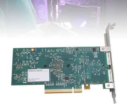 بطاقة شبكة PCIe Ethernet بسرعة 40 جيجابت من Zunate، منافذ مزدوجة 40 جيجابت، ومحول ألياف بصرية PCIe 3.0 X8 عالي السرعة وخادم NIC لسحابة مركز البيانات ومحطات العمل in Kuwait