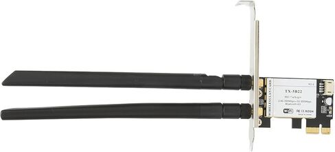 SUNGOOYUE AR5B22 Dual Band PCIe Wireless Network Card, Black Metal, 2.4G/5G 300Mbps, 4.0, with Antennas for Desktop Computer in Saudi Arabia