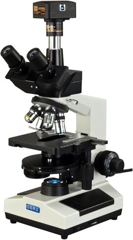 OMAX 40X-2500X Super Speed 5MP USB3 Phase Contrast Trinocular LED Microscope with Turret Phase Disk in Saudi Arabia