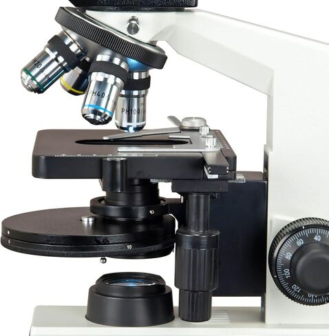 OMAX 40X-2500X 18MP USB3 Digital Phase Contrast Trinocular LED Microscope with Hard Aluminum Case in Saudi Arabia