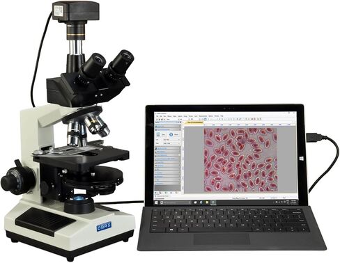 OMAX 40X-2000X 18MP USB3 Plan Phase Contrast Trinocular LED Lab Microscope with Turret Phase Disk in Saudi Arabia