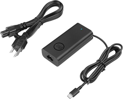 شاحن كمبيوتر محمول USB c بقدرة 65 وات متوافق مع HP ProBook 4 G1i G1a G1q، EliteBook 6 8 G1i XG1i XFlip Ultra ZBook Firefly 14 16 G8 G9 G10 G11 TPN-DA34 TPN-LA33 TPN-CA30 TPN-DA26 in Kuwait