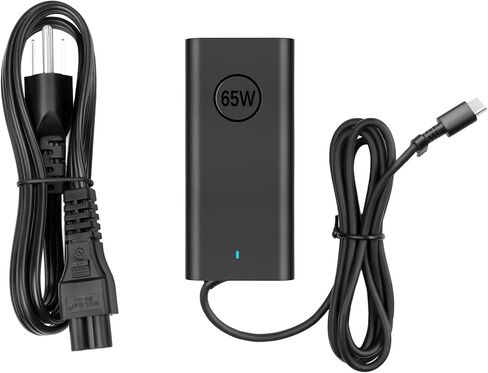 شاحن كمبيوتر محمول USB c بقدرة 65 وات متوافق مع HP ProBook 4 G1i G1a G1q، EliteBook 6 8 G1i XG1i XFlip Ultra ZBook Firefly 14 16 G8 G9 G10 G11 TPN-DA34 TPN-LA33 TPN-CA30 TPN-DA26 in Kuwait