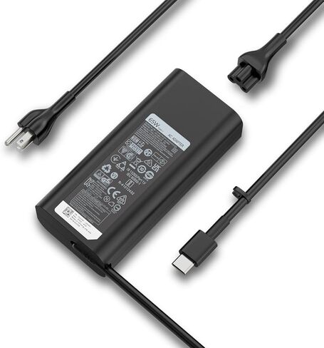 شاحن كمبيوتر محمول USB من النوع C 65 وات 45 وات مناسب لجهاز Dell Latitude 3540 5420 5430 5440 5450 5520 5540 7400 7420 7430 7440 2 في 1 XPS 13 Chromebook 3100 Inspiron 14 16 محول تيار متردد سلك إمداد الطاقة in Kuwait