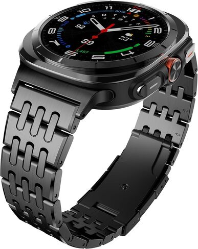 أربطة GELISHI متوافقة مع ساعة Samsung Galaxy Watch Ultra 2/1 47 ملم حزام معدني من الفولاذ المقاوم للصدأ بديل للرجال in Kuwait