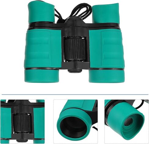 NUOBESTY 4x30 Compact Binoculars for Outdoor Exploring and Sightseeing, Portable Green Travel Binoculars for Boys in Saudi Arabia