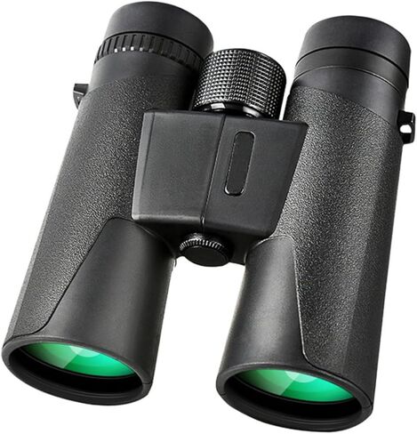 TEHAUX 10x42 High Power Outdoor Binoculars Waterproof Anti-Fog Compact Binoculars for Hiking Travel Sightseeing with Night Vision Full Black in Saudi Arabia