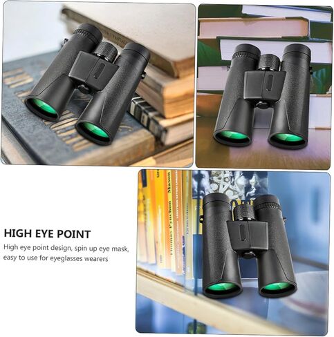 TEHAUX 10x42 High Power Outdoor Binoculars Waterproof Anti-Fog Compact Binoculars for Hiking Travel Sightseeing with Night Vision Full Black in Saudi Arabia