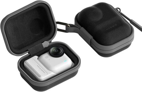 Hagibis Carrying Case for Insta360 GO Ultra, Portable Travel Storage Organizer Carry Bag Protective Hard Shell Anti-drop Handbag for Insta360 GO Ultra Lens Protection (Black) in Saudi Arabia