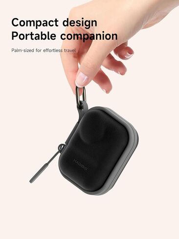 Hagibis Carrying Case for Insta360 GO Ultra, Portable Travel Storage Organizer Carry Bag Protective Hard Shell Anti-drop Handbag for Insta360 GO Ultra Lens Protection (Black) in Saudi Arabia
