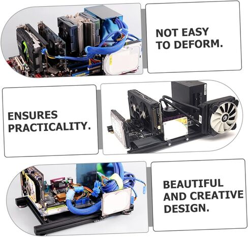 Air Computer Case Frame Replacement Bracket for Motherboard Supports Standard Power Supply and GPU Protection DIY Desktop Chassis with Spacious Design in Saudi Arabia