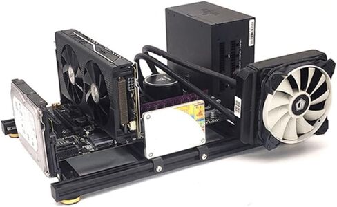Air Computer Case Frame Replacement Bracket for Motherboard Supports Standard Power Supply and GPU Protection DIY Desktop Chassis with Spacious Design in Saudi Arabia