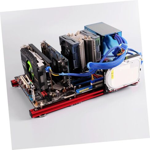 Air Computer Case Frame Replacement Bracket for Motherboard Supports Standard Power Supply and GPU Protection DIY Desktop Chassis with Spacious Design in Saudi Arabia