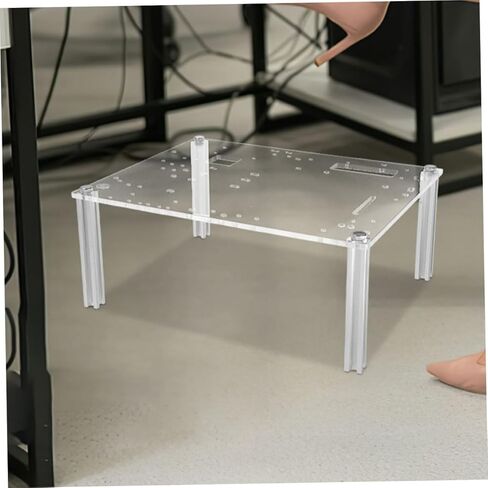 Angoily Open Frame PC Case Chassis Bracket with Base Stand for Matx Motherboards DIY Computer Rack for Hardware Testing and Component Stability in Saudi Arabia