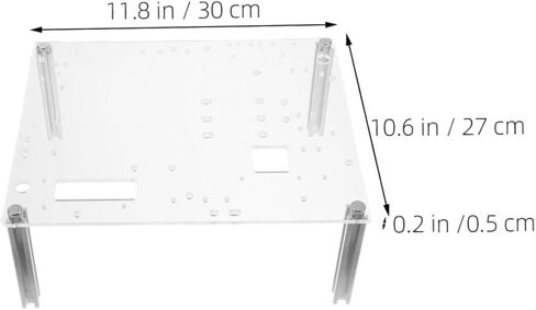 Angoily Open Frame PC Case Chassis Bracket with Base Stand for Matx Motherboards DIY Computer Rack for Hardware Testing and Component Stability in Saudi Arabia