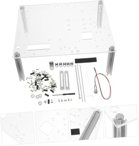 Angoily Open Frame PC Case Chassis Bracket with Base Stand for Matx Motherboards DIY Computer Rack for Hardware Testing and Component Stability in Saudi Arabia