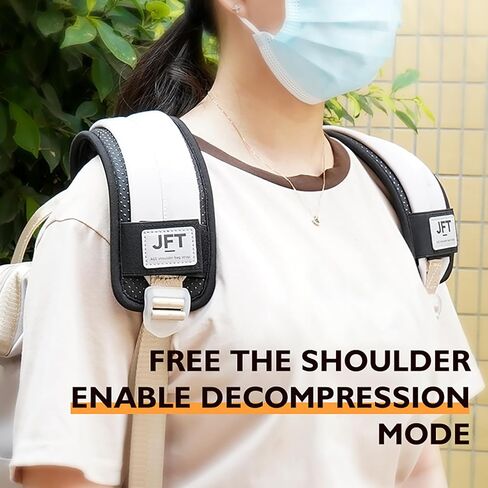 Shoulder Strap Pad Air Cushion Detachable Breathable Quick-Drying Non-Slip Design, Suitable for Messenger Bag, Laptop/Camera Bag, Duffel Bag, Guitar/Backpack Belt(Black, 2pcs) BP-177 in Saudi Arabia