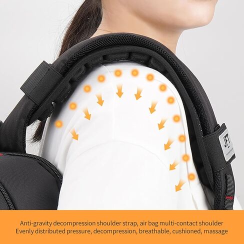 Shoulder Strap Pad Air Cushion Detachable Breathable Quick-Drying Non-Slip Design, Suitable for Messenger Bag, Laptop/Camera Bag, Duffel Bag, Guitar/Backpack Belt(Black, 2pcs) BP-177 in Saudi Arabia