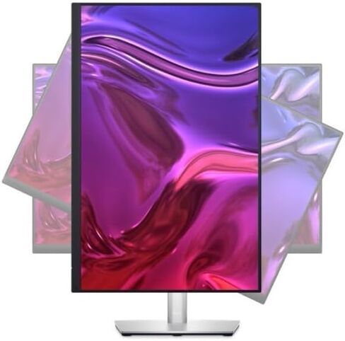 شاشة LCD طراز P2423 من Dell مقاس 24 بوصة فئة WUXGA - نسبة عرض إلى ارتفاع 16:9 - أسود، فضي in Kuwait