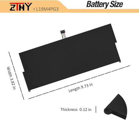 استبدال بطارية الكمبيوتر المحمول ZTHY L19M4PG3 L19M4PG4 لجهاز Lenovo X12 Detachable Gen 1 20UW 20UV، X12 Detachable Gen 2 21LK 21LL Series L19C4PG3 L19C4PG4 SB10Z27863 SB10Z26484 5B10Z27861 7.72 فولت، 42 وات في الساعة، 4 خلايا in Saudi Arabia