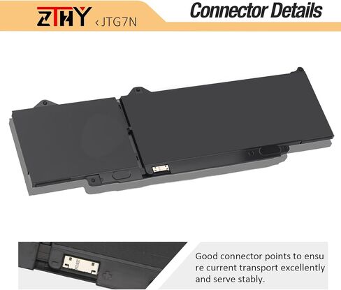 42Wh JTG7N GRWKG Battery Replacement for Dell Latitude 3340 3440 3450 3540 3550 5340 5350 5540 5550 Precision 3480 3490 3580 3590 inspiron 14 Plus 7441 Series P169G 542WP 7RDGP 803W6 11.4V 3-Cell in Saudi Arabia