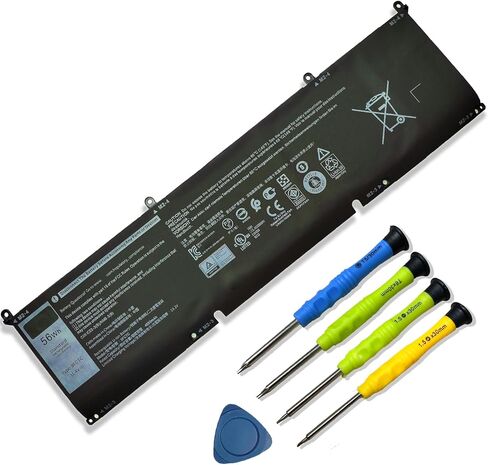 56Wh 8FCTC Laptop Battery Replacement for Dell Alienware M15 R3 R5 R4 R6 M17 R4 R3 Precision 5550 5560 XPS 15 9500 9510 G15 5520 5510 Inspiron 5620 7610 7510 Vostro 7510 11.4V 4650mAh in Saudi Arabia