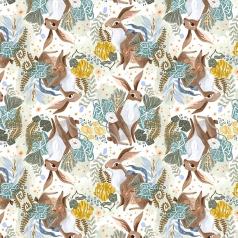 Dear Stella Botanica by Rae Ritchie ST DRR2289 Multi Rabbits in Saudi Arabia