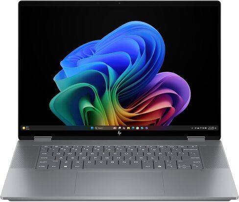 HP Omni Book X Flip 2-in-1 16" WUXGA Touch IPS Laptop, AMD Ryzen 5 220 6-Core, AMD Radeon 740M Graphics8GB LPDDR5-512GB NVMe SSD, W11H,Backlit KB-5MP + IR Camera - Wi-Fi 6E - Bluetooth 5.3 in Saudi Arabia