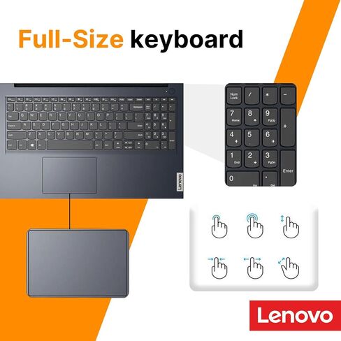 كمبيوتر محمول Lenovo Ideapad مقاس 15.6 بوصة بشاشة تعمل باللمس بدقة FHD • إصدار 2026 • معالج Intel i5-1335U 10-Core (Beats i7-1255U) • ذاكرة وصول عشوائي (RAM) سعة 12 جيجابايت • مساحة تخزين 768 جيجابايت (256 جيجابايت SSD + 512 جيجابايت خارجي) • مساعد الطيار in Kuwait
