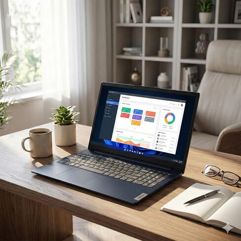 كمبيوتر محمول Lenovo Ideapad مقاس 15.6 بوصة بشاشة تعمل باللمس بدقة FHD • إصدار 2026 • معالج Intel i5-1335U 10-Core (Beats i7-1255U) • ذاكرة وصول عشوائي (RAM) سعة 12 جيجابايت • مساحة تخزين 768 جيجابايت (256 جيجابايت SSD + 512 جيجابايت خارجي) • مساعد الطيار in Kuwait