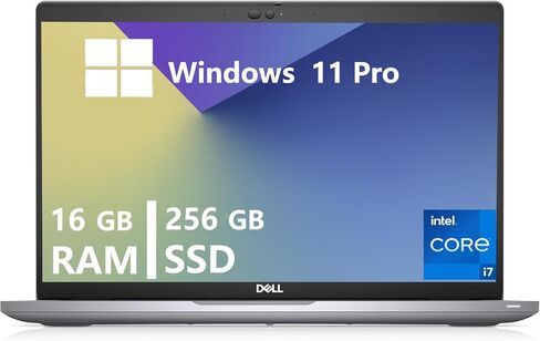 كمبيوتر محمول Dell Latitude 5420 Business، شاشة 14 بوصة FHD (1920x1080)، Core i7-1165G7، ذاكرة الوصول العشوائي 16 جيجابايت، 256 جيجابايت SSD، CAM، Windows 11 Pro (متجدد) in Kuwait
